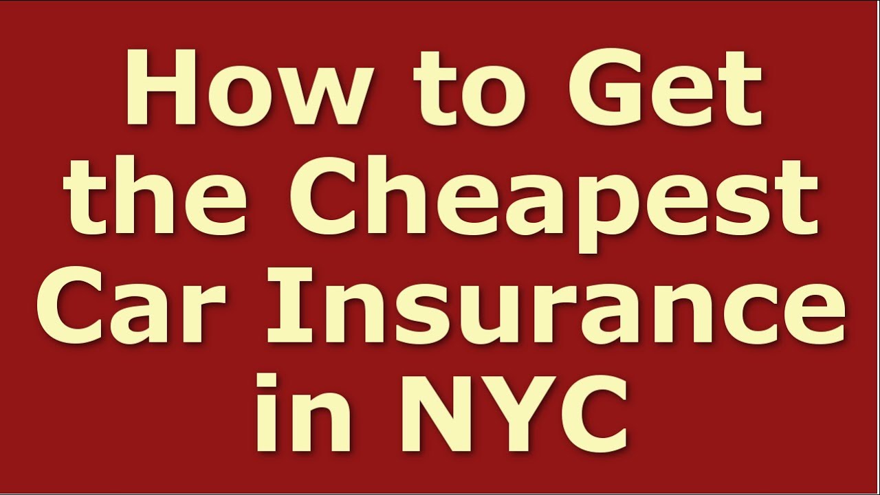 Car insurance quotes nyc